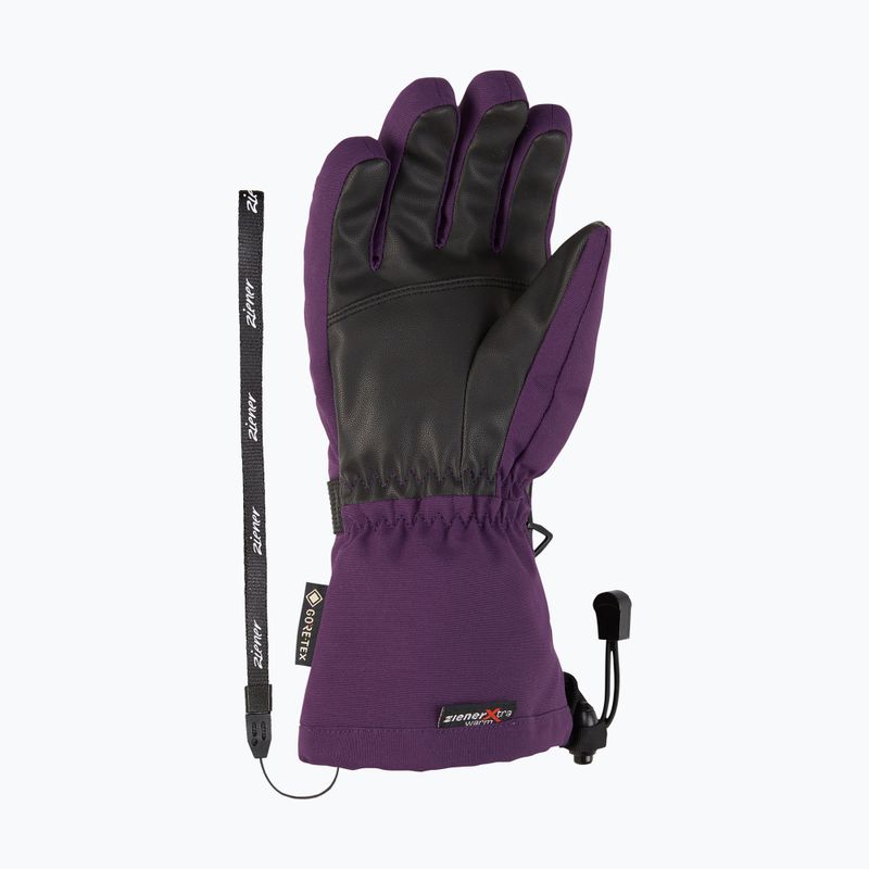 Gyerek síkesztyű ZIENER Lani GTX dark violet 9