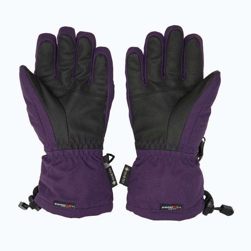 Gyerek síkesztyű ZIENER Lani GTX dark violet 2