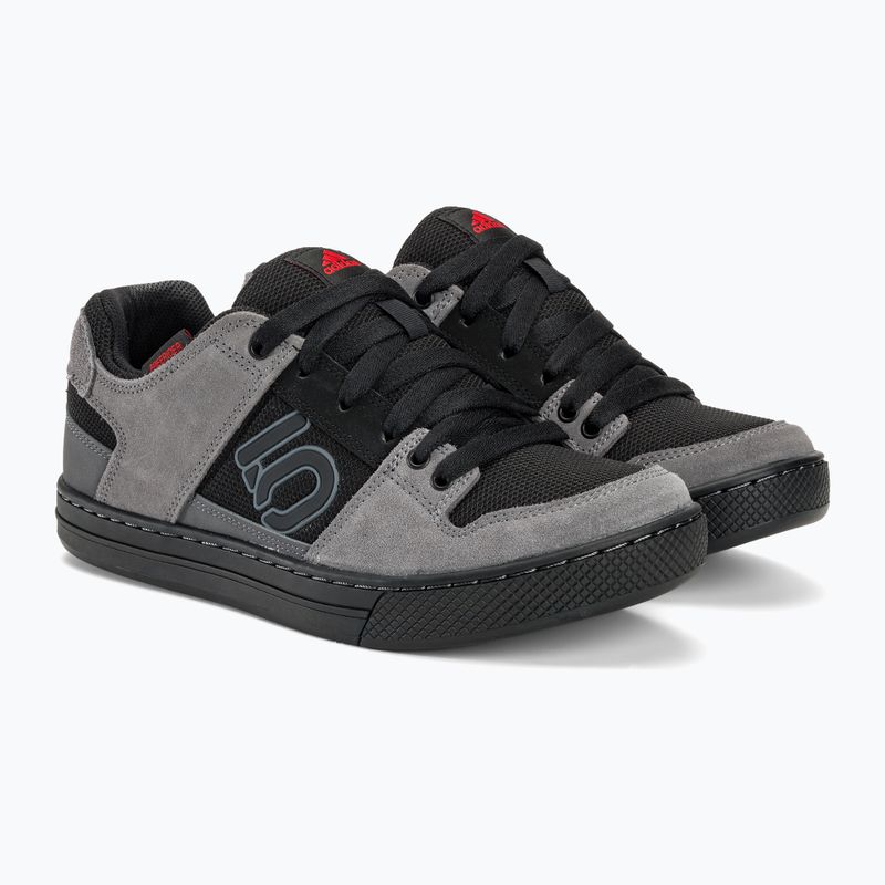 Férfi platform kerékpáros cipő adidas FIVE TEN Freerider grey five/core black/grey four FW2836 5
