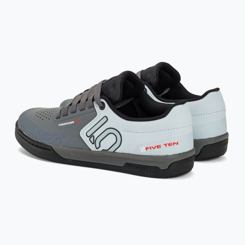 Férfi platform kerékpáros cipő adidas FIVE TEN Freerider Pro grey five/ftwr white/halo blue 4