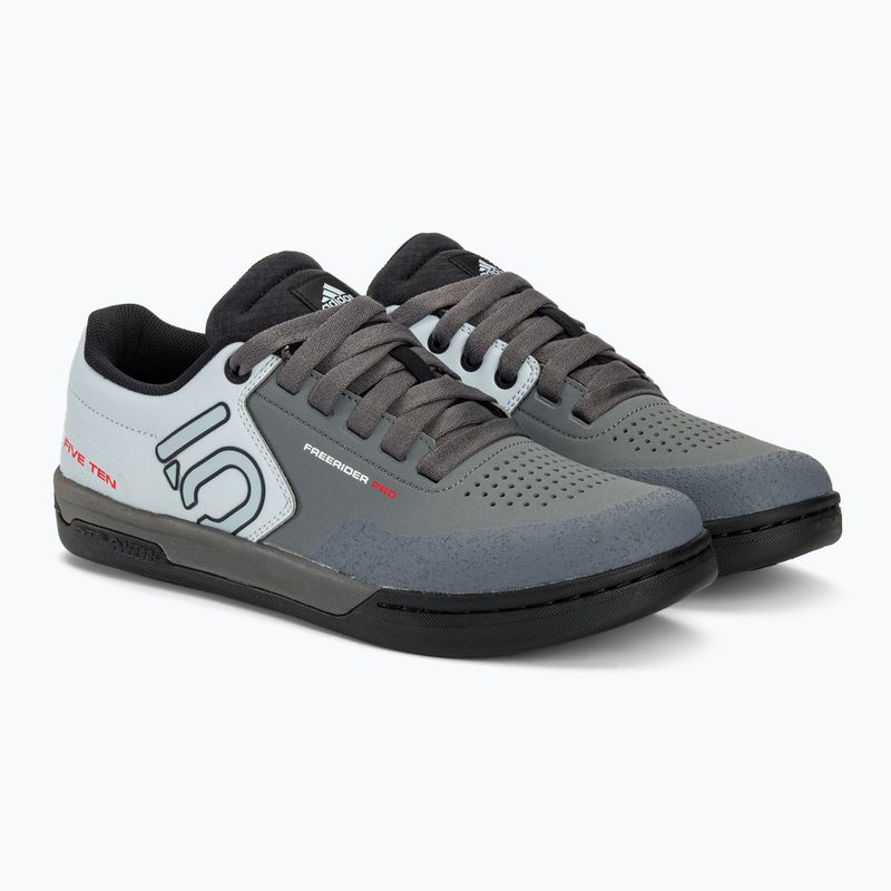 Férfi platform kerékpáros cipő adidas FIVE TEN Freerider Pro grey five/ftwr white/halo blue 5