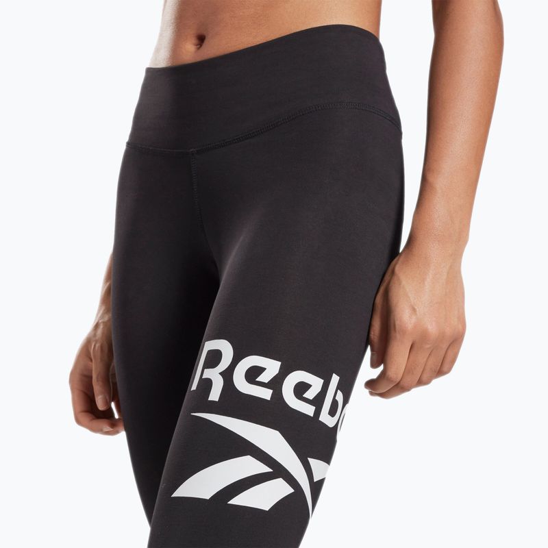 Női leggings Reebok Identity Big Logo Big Logo Cotton fekete 4