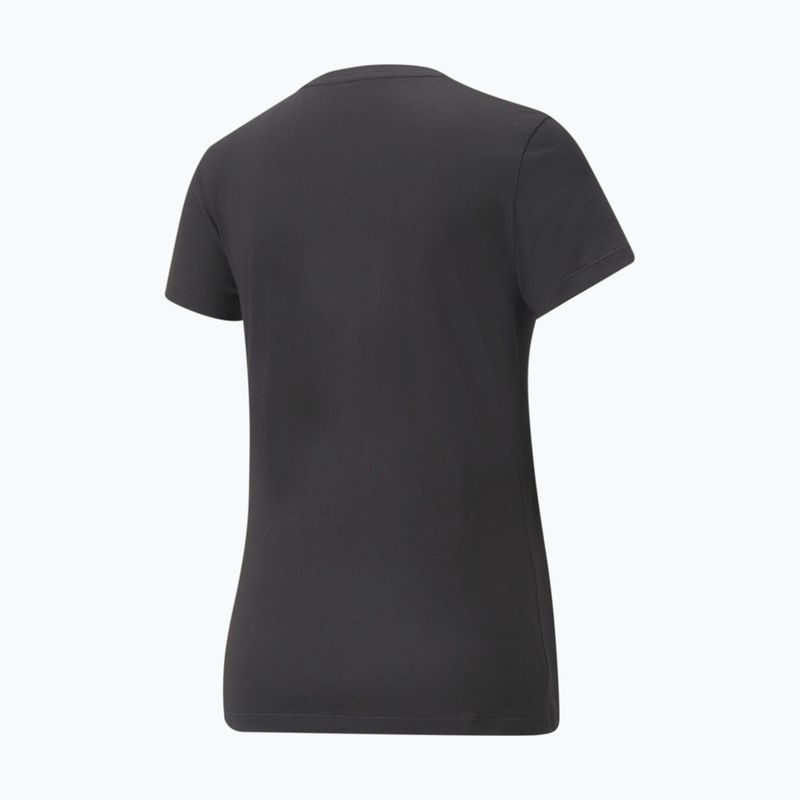 Női PUMA ESS+ Metallic Logo Tee puma fekete/arany puma fekete/arany foll 5