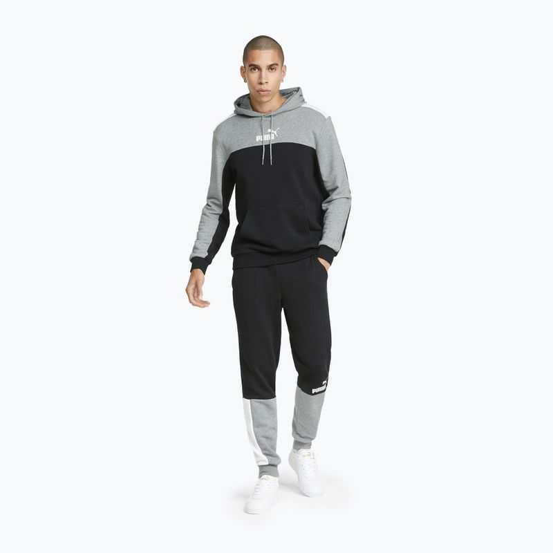 Férfi PUMA ESS+ Block Hoodie TR puma fekete 2