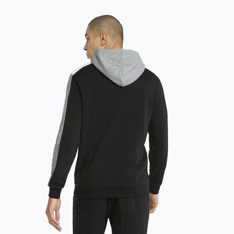 Férfi PUMA ESS+ Block Hoodie TR puma fekete 3