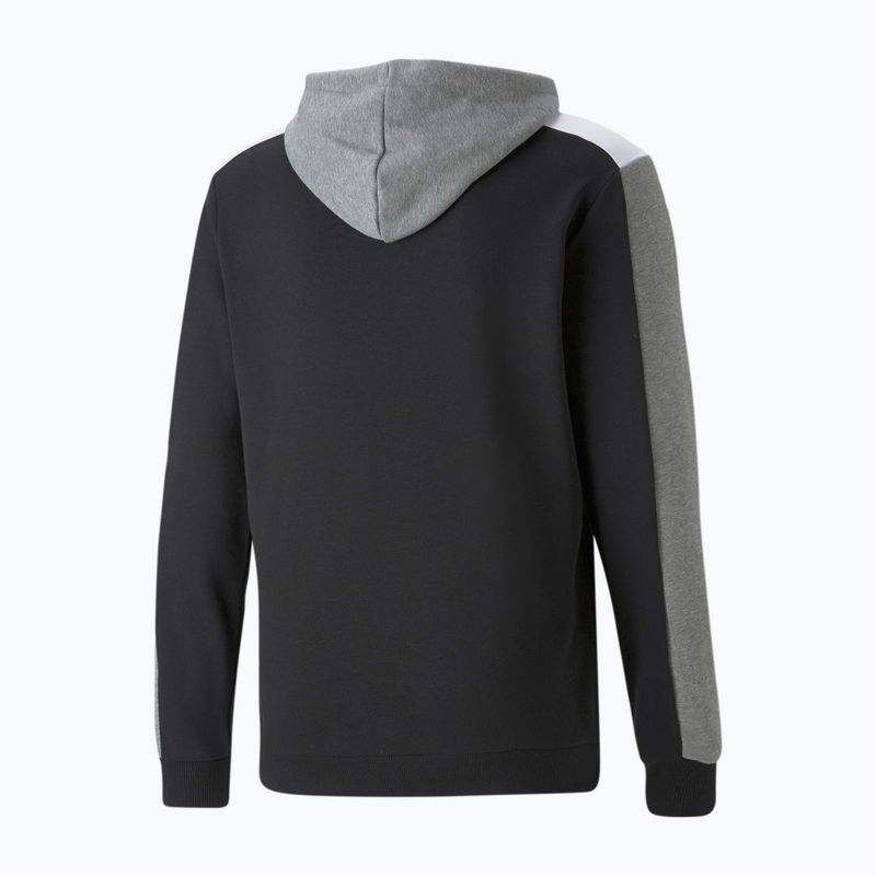 Férfi PUMA ESS+ Block Hoodie TR puma fekete 5