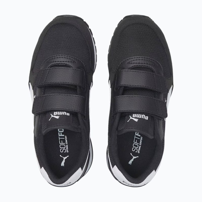 PUMA ST Runner v3 Mesh V PS gyermek cipő puma fekete/puma fehér 12