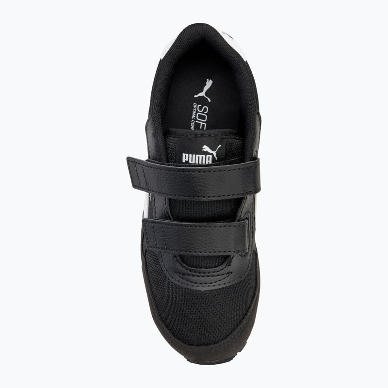 PUMA ST Runner v3 Mesh V PS gyermek cipő puma fekete/puma fehér 5