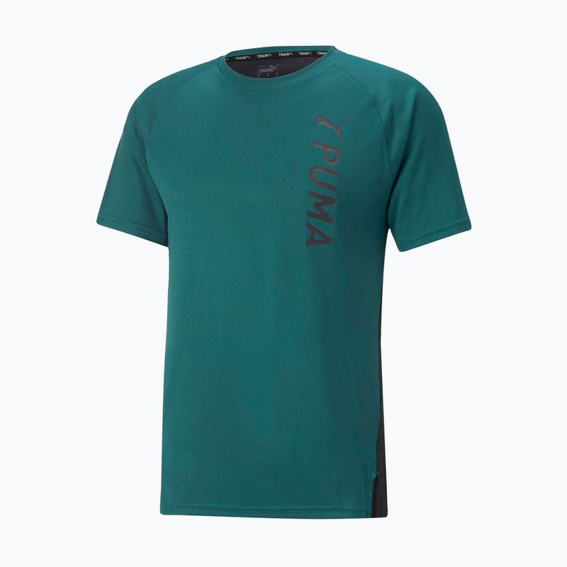 Férfi edzőpóló PUMA Fit Tee zöld 522119_24 7