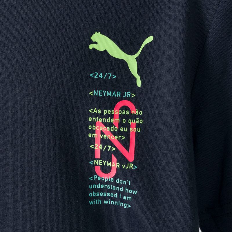 Puma Neymar Jr 24/7 Graphic gyermek labdarúgó mez sötétkék 605775 3