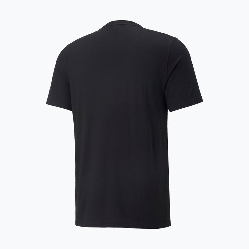 Férfi edzőpóló PUMA Power Logo Tee fekete 849788_01 7
