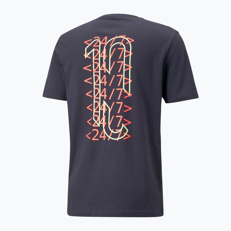 Puma Neymar Jr férfi futball mez 24/7 Graphic tengerészkék 605814 7
