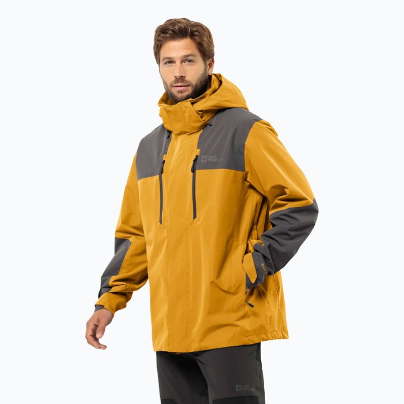 Jack Wolfskin férfi 3 az 1-ben kabát Jasper 2L curry