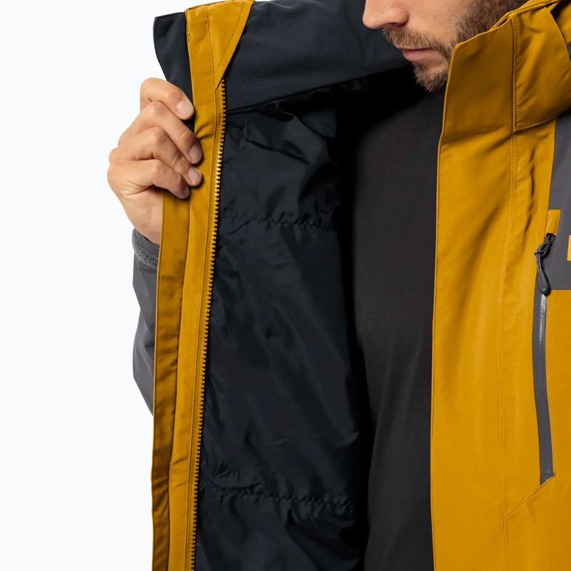 Jack Wolfskin férfi 3 az 1-ben kabát Jasper 2L curry 4