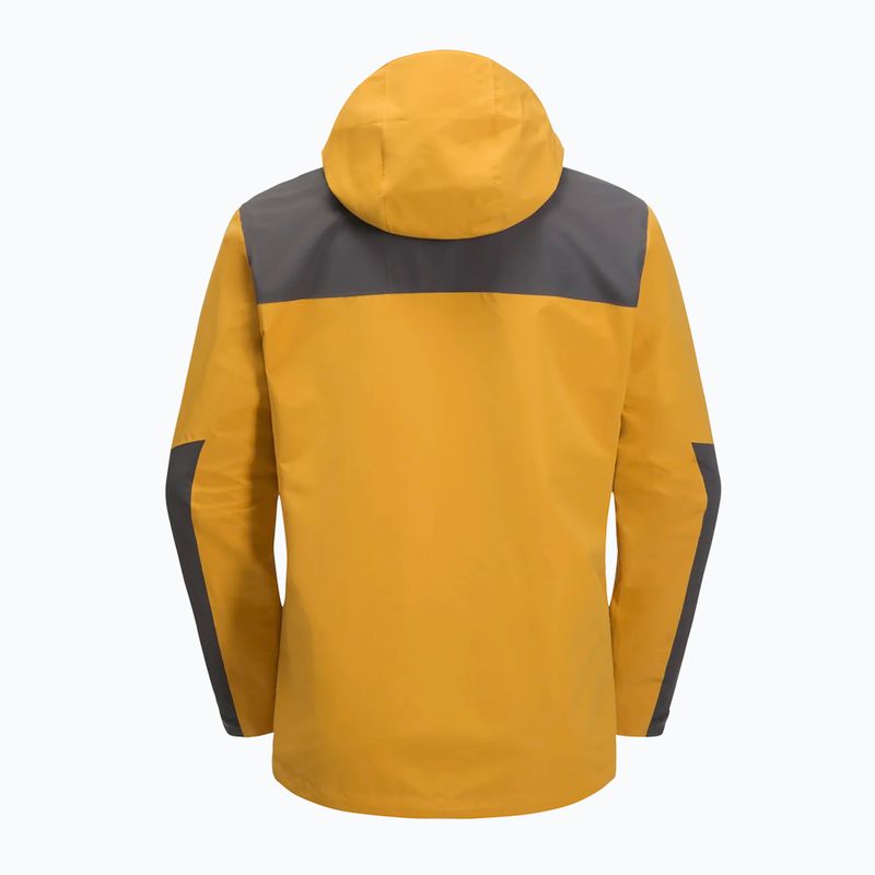 Jack Wolfskin férfi 3 az 1-ben kabát Jasper 2L curry 7