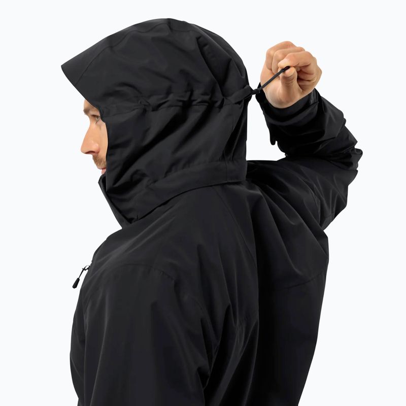 Jack Wolfskin férfi 3 az 1-ben kabát Jasper 2L fekete 3