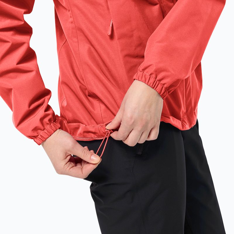 Jack Wolfskin Stormy Point 2L női esőkabát vibráló piros 6