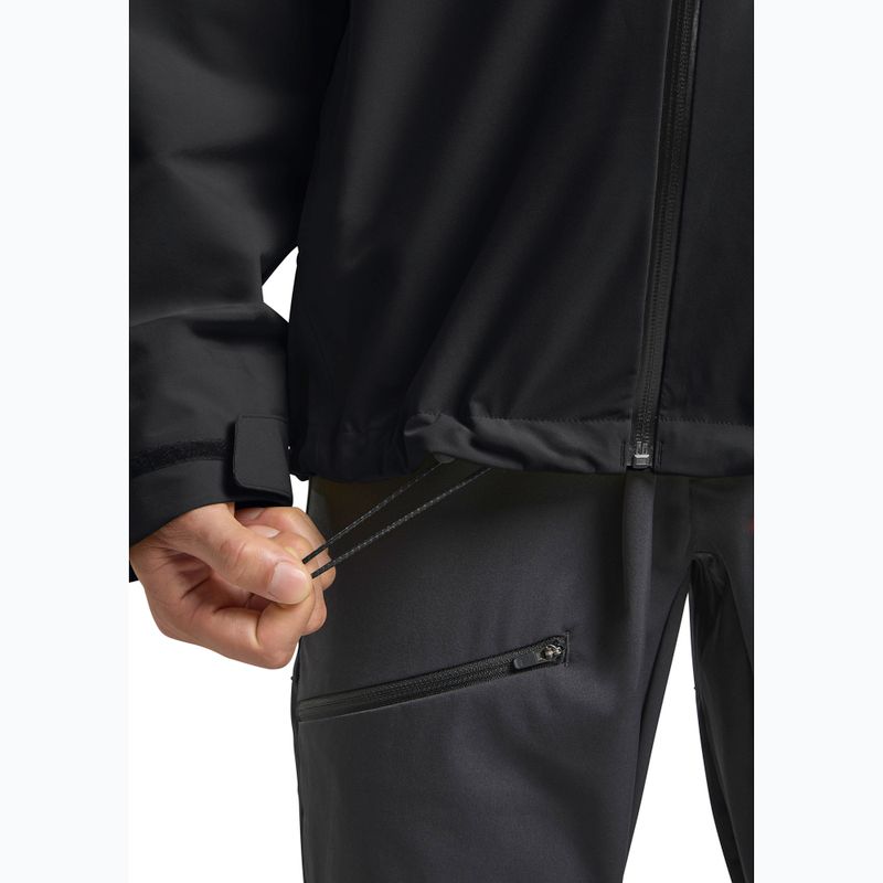 Férfi esőkabát Jack Wolfskin Highest Peak 3L fekete 10