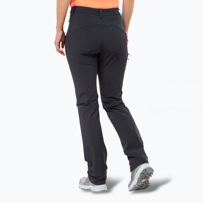 Jack Wolfskin női softshell nadrág Holdsteig fekete 2
