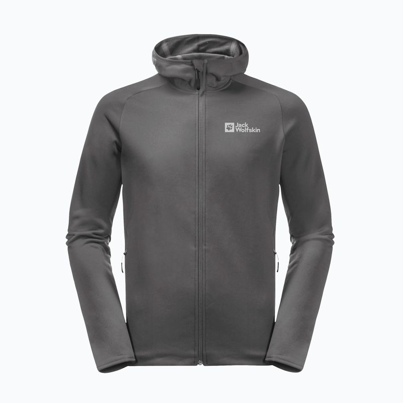 Férfi Jack Wolfskin Baiselberg Baiselberg Hooded Fz fleece melegítőfelső 5