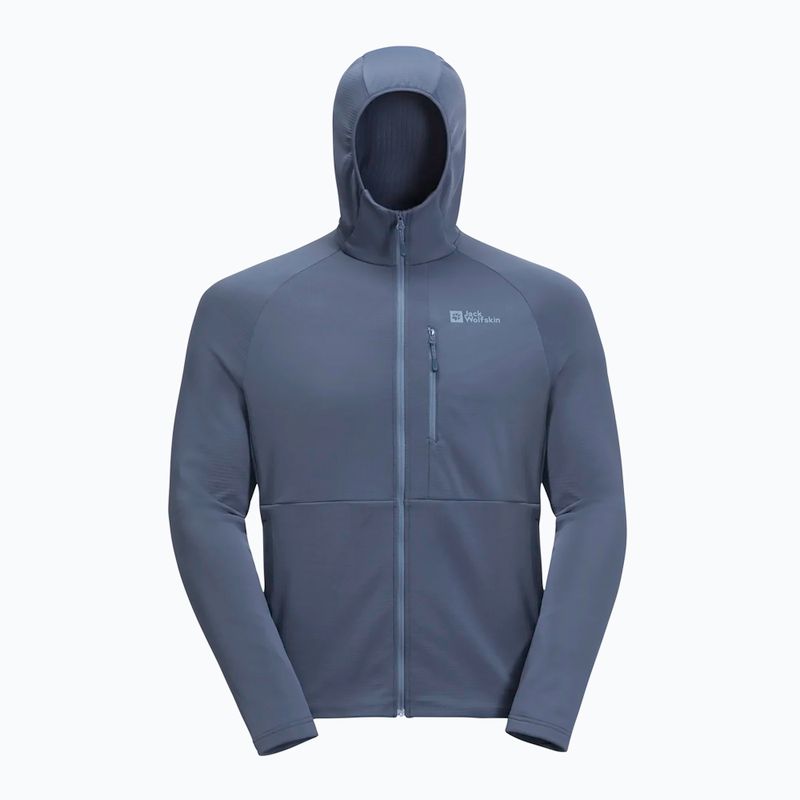 Férfi melegítőfelső Jack Wolfskin Kolbenberg Hooded Fz evening sky 7