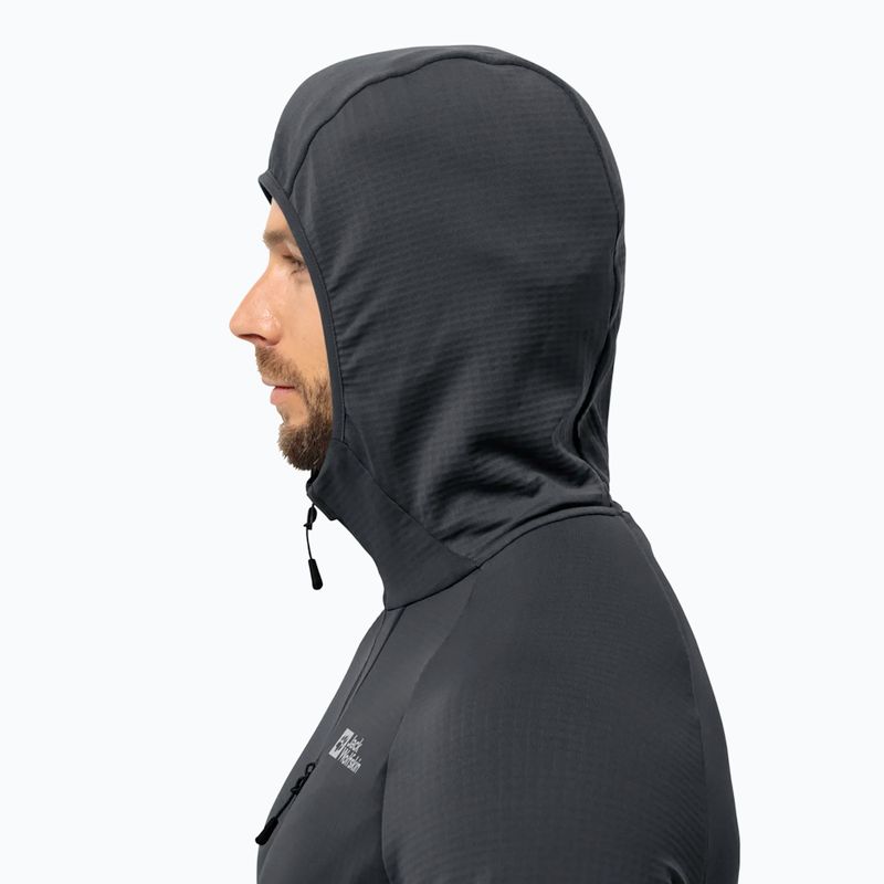 Férfi melegítőfelső Jack Wolfskin Kolbenberg Hooded Fz phantom 3