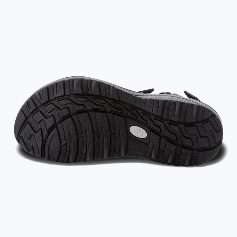 Jack Wolfskin női szandál Wave Breaker fekete 6