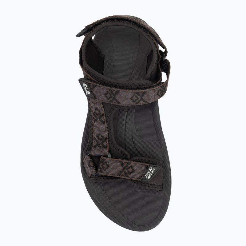 Jack Wolfskin női szandál Wave Breaker fekete 5