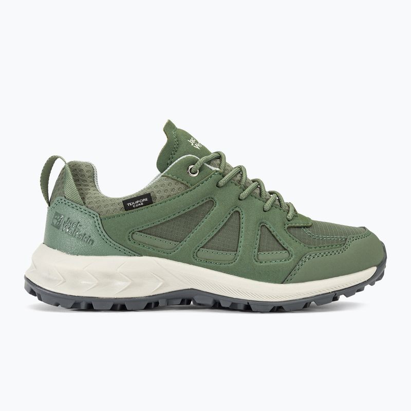 Női túracipő  Jack Wolfskin Woodland 2 Texapore hedge green 2