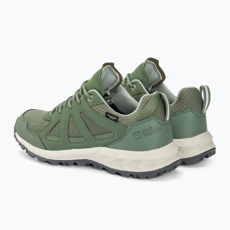 Női túracipő  Jack Wolfskin Woodland 2 Texapore hedge green 3