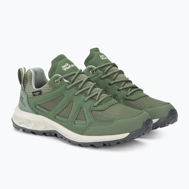 Női túracipő  Jack Wolfskin Woodland 2 Texapore hedge green 4