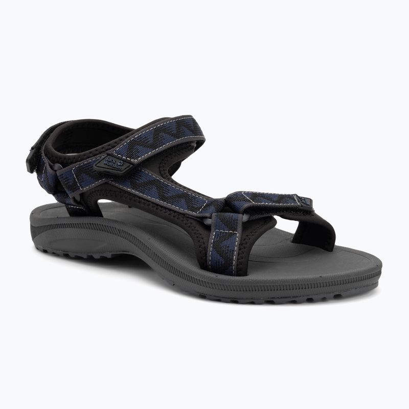 Jack Wolfskin férfi szandál Wave Breaker fekete éjkék