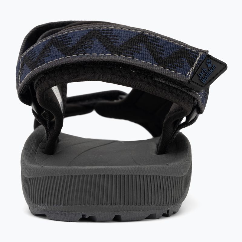 Jack Wolfskin férfi szandál Wave Breaker fekete éjkék 6