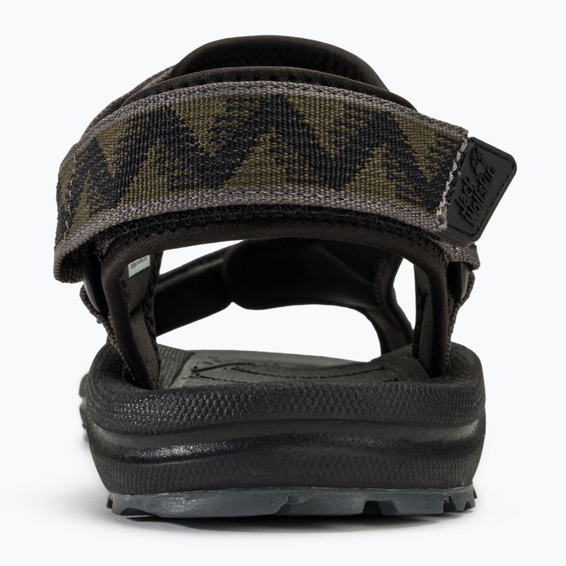 férfi szandálJack Wolfskin Wave Breaker black island moss 6