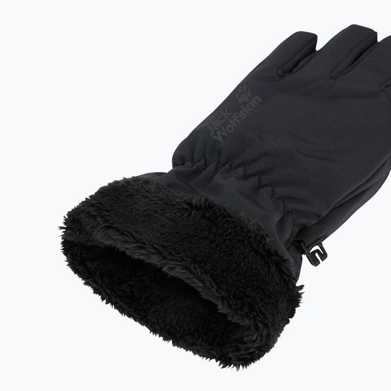 Jack Wolfskin trekking kesztyű Highloft fekete 3