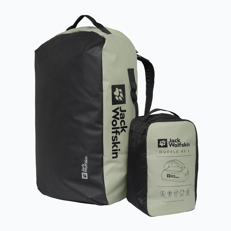 Jack Wolfskin All-In Duffle utazótáska 45 l mentolos levél 6