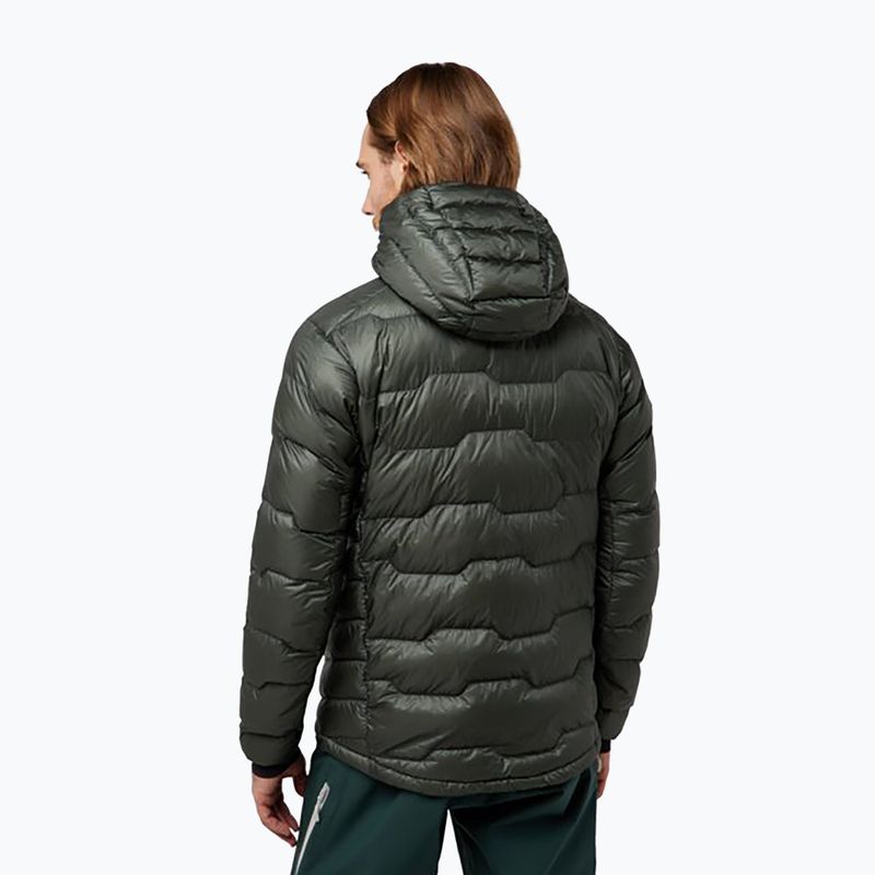 Férfi pehelykabát Jack Wolfskin Alpspitze Down Hoody slate green 2