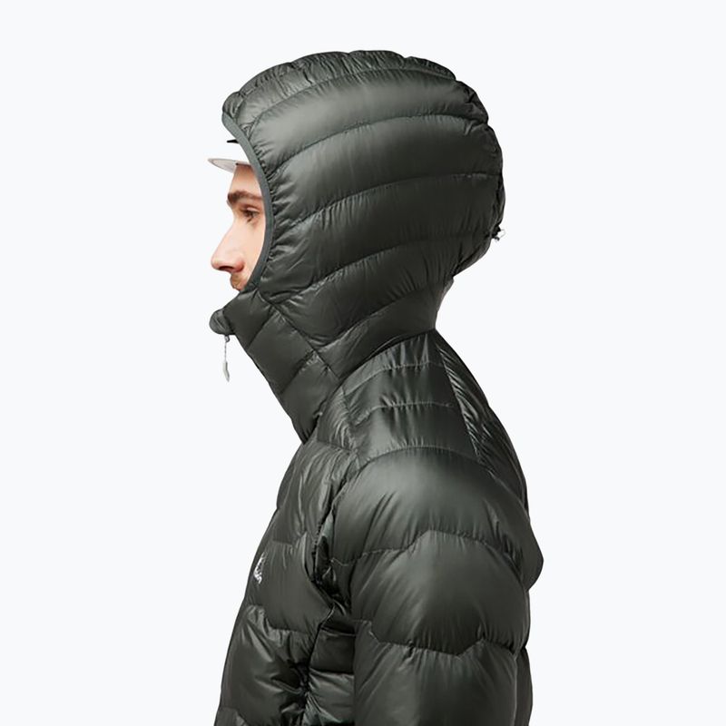 Férfi pehelykabát Jack Wolfskin Alpspitze Down Hoody slate green 3