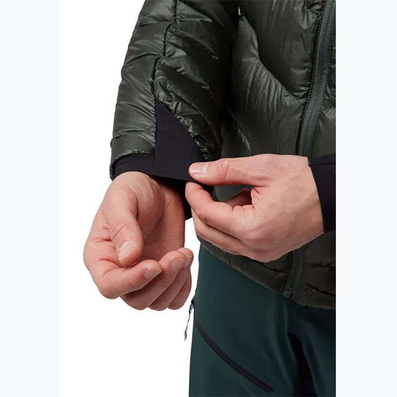 Férfi pehelykabát Jack Wolfskin Alpspitze Down Hoody slate green 5