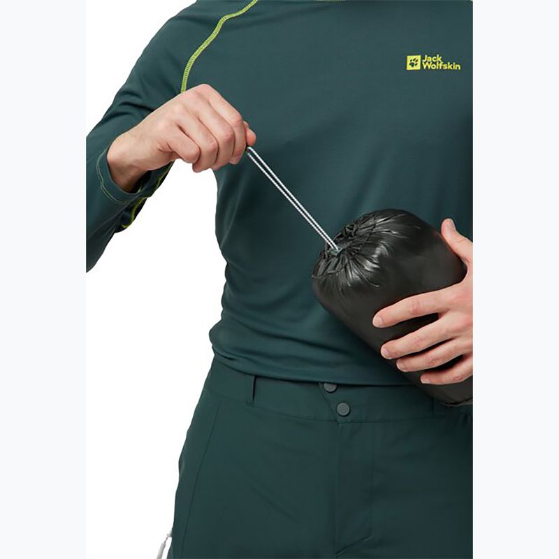 Férfi pehelykabát Jack Wolfskin Alpspitze Down Hoody slate green 7