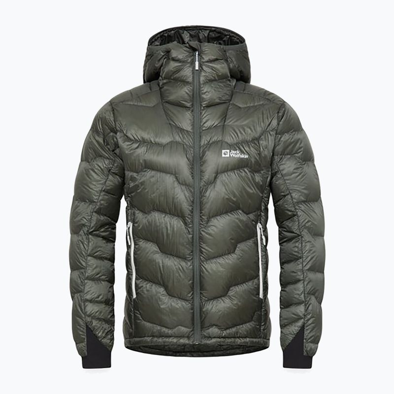 Férfi pehelykabát Jack Wolfskin Alpspitze Down Hoody slate green 8