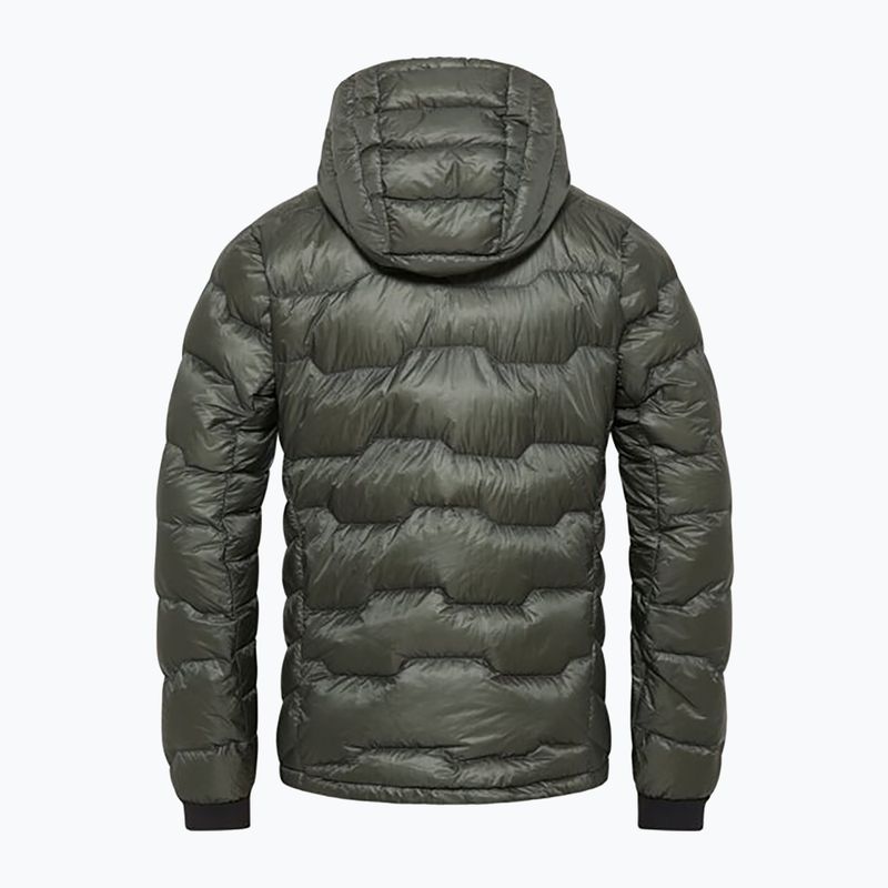 Férfi pehelykabát Jack Wolfskin Alpspitze Down Hoody slate green 9