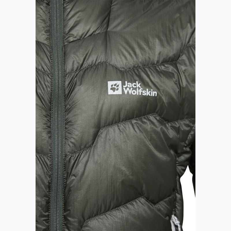 Férfi pehelykabát Jack Wolfskin Alpspitze Down Hoody slate green 9