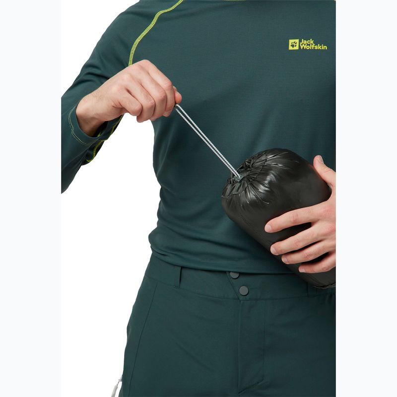 Férfi pehelykabát Jack Wolfskin Alpspitze Down Hoody slate green 14
