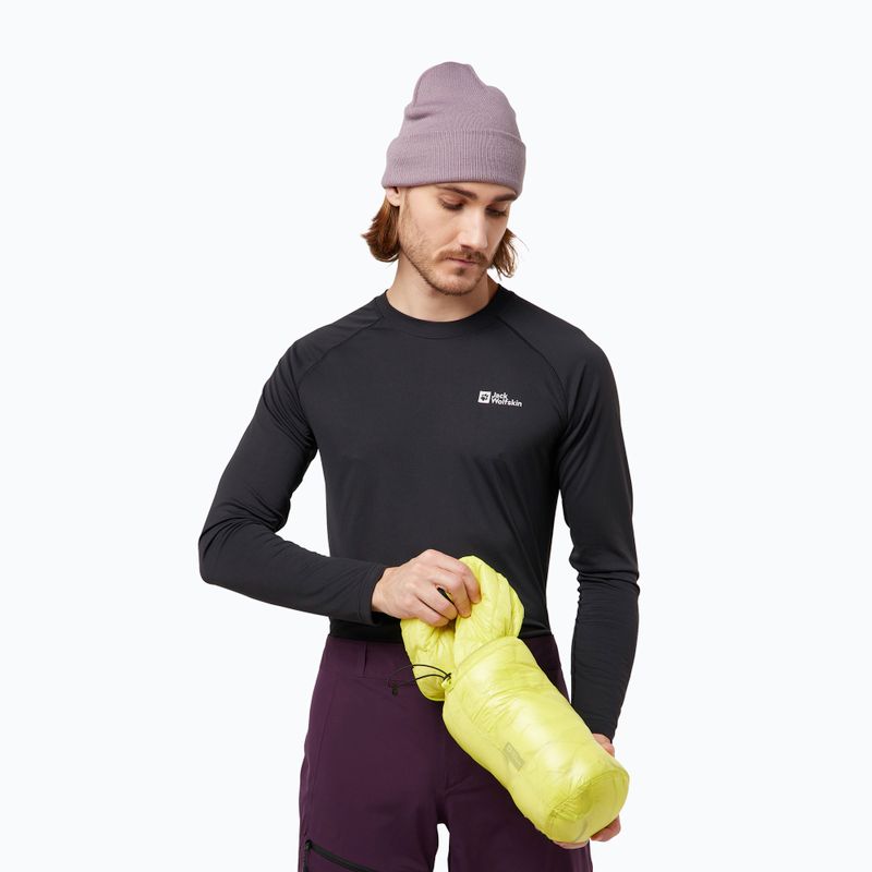 Férfi pehelykabát Jack Wolfskin Alpspitze Down Hoody firefly 6