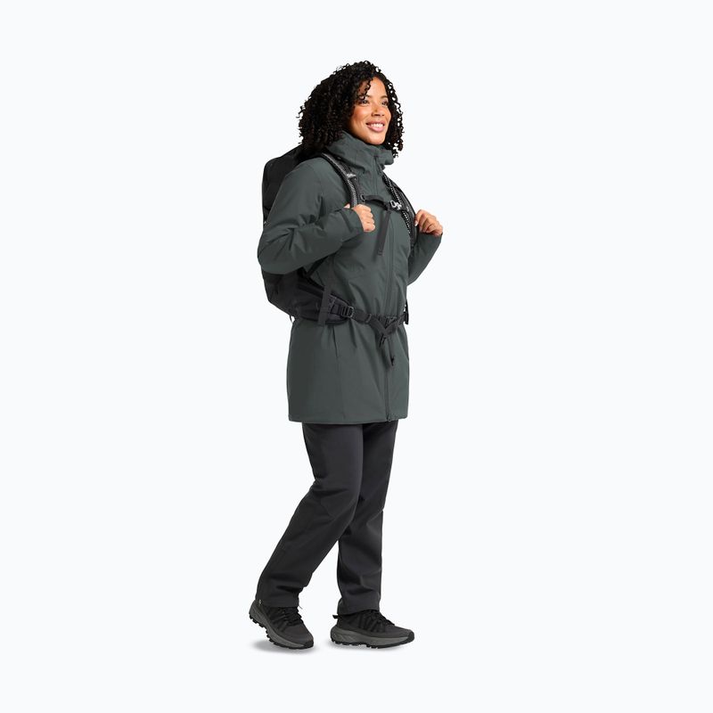 Női esőkabát Jack Wolfskin Heidelstein Ins slate green 2