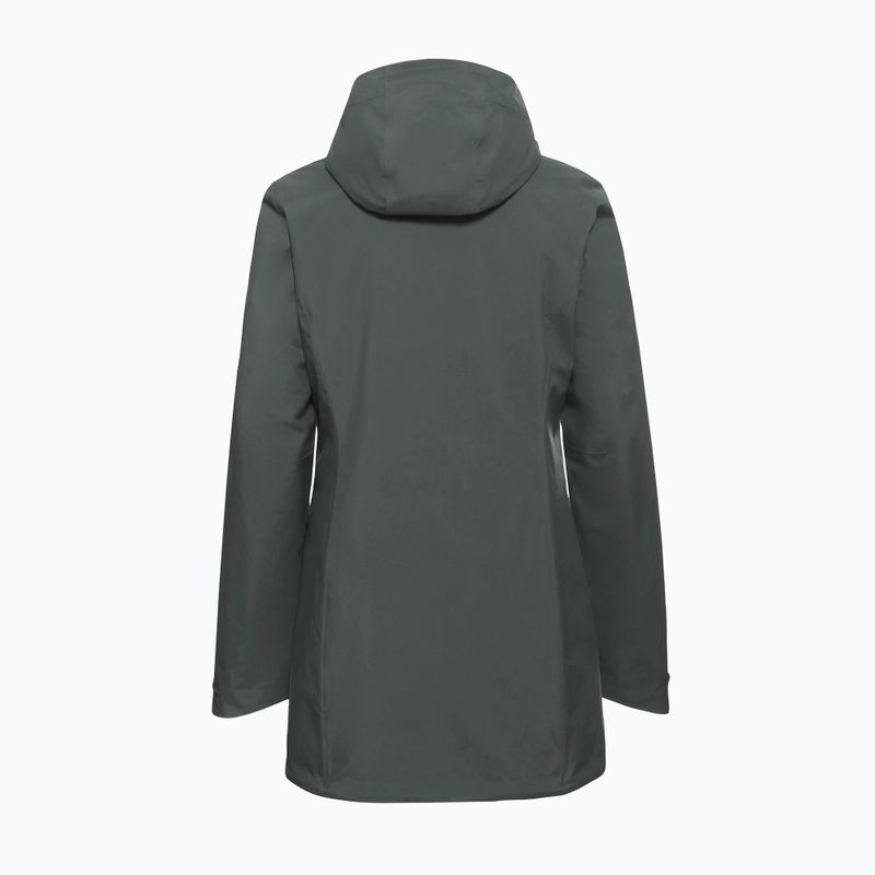 Női esőkabát Jack Wolfskin Heidelstein Ins slate green 8