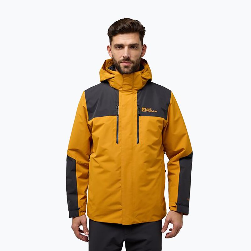 Jack Wolfskin férfi Jasper 3In1 kabát sáfrányvirág