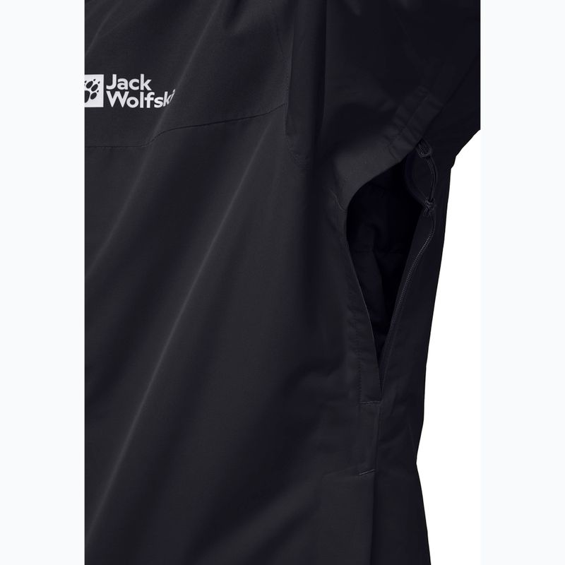 Férfi 3 az 1-ben dzseki Jack Wolfskin Jasper 3In1 fekete 10