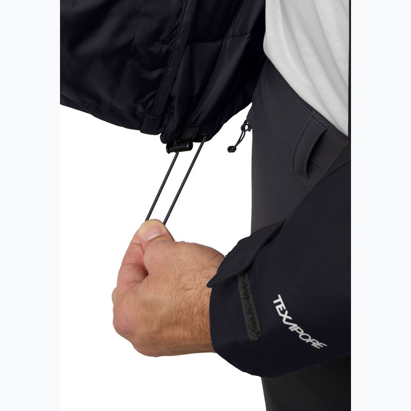 Férfi 3 az 1-ben dzseki Jack Wolfskin Jasper 3In1 fekete 13